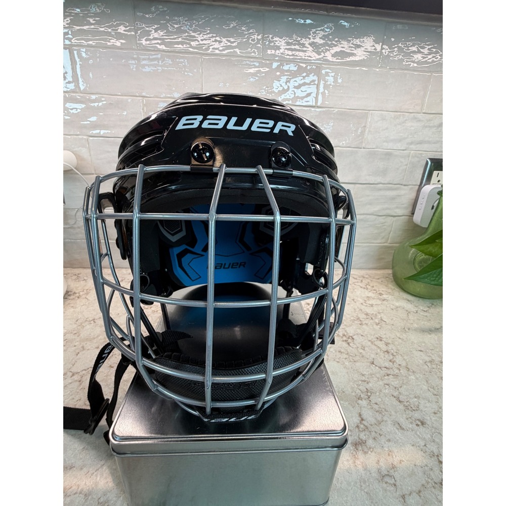 Bauer Prodigy Youth Hockey Helmet Combo Black Size YTH with Cage Mask